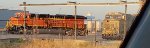 BNSF 3666 and Primered ES44ACH waiting to Be Painted/Probably BNSF 3284 or 3285